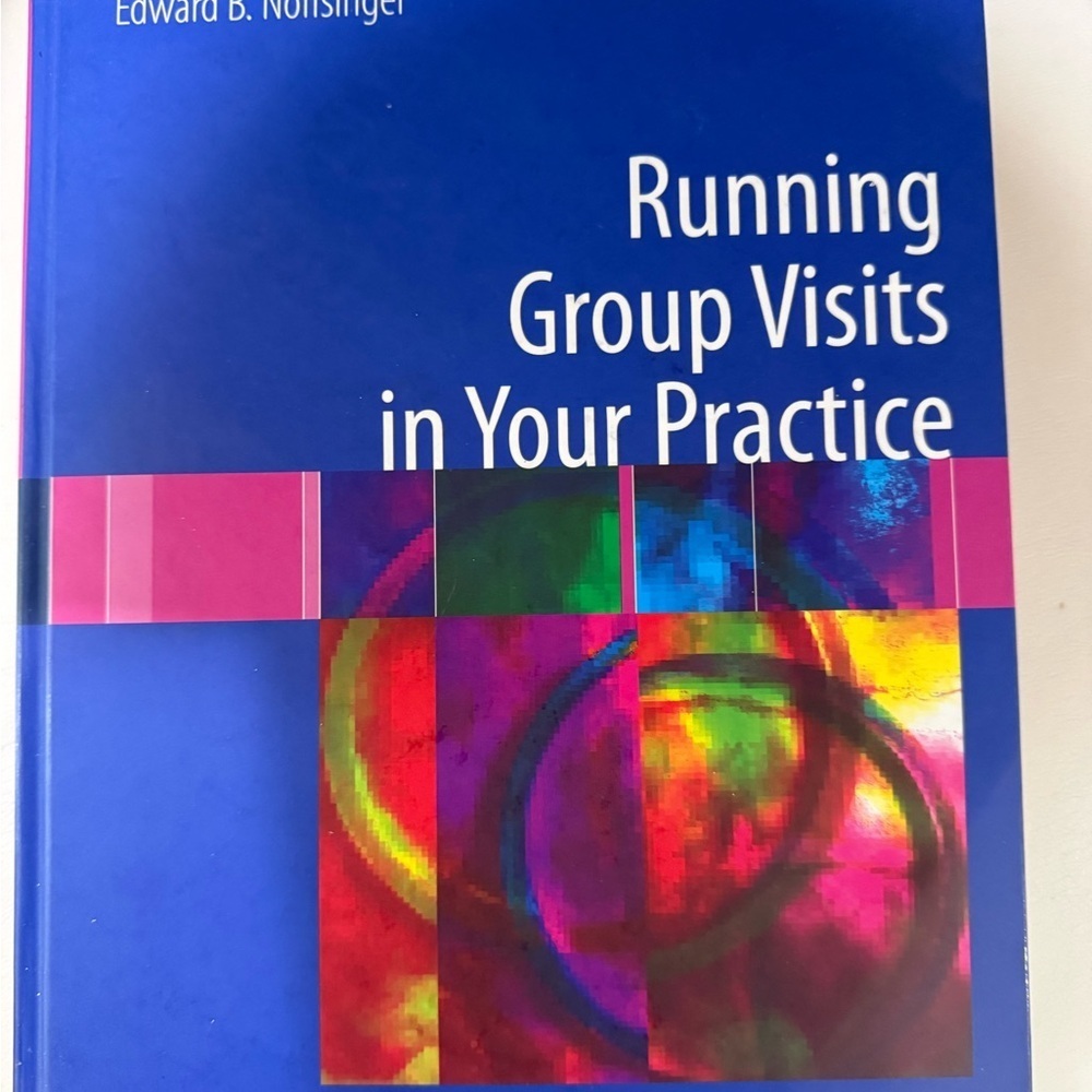 Running Group Visits in Your Practice — Blue hard Cover